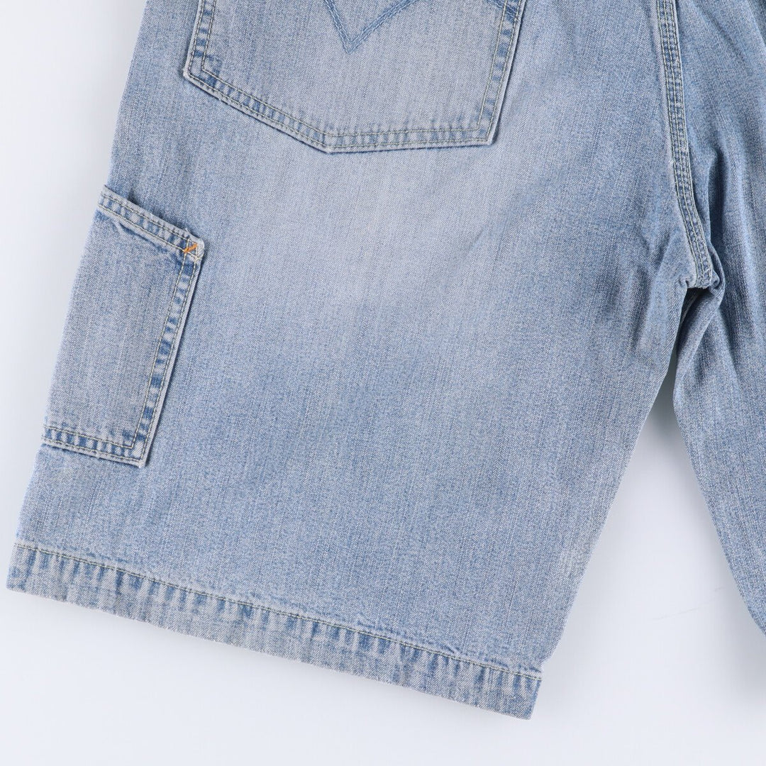 Levi's CARPENTER denim painter shorts, shorts for men, equivalent to w36 cotton blue type Vintage Second Hand