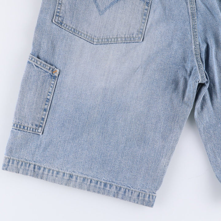 Levi's CARPENTER denim painter shorts, shorts for men, equivalent to w36 cotton blue type Vintage Second Hand