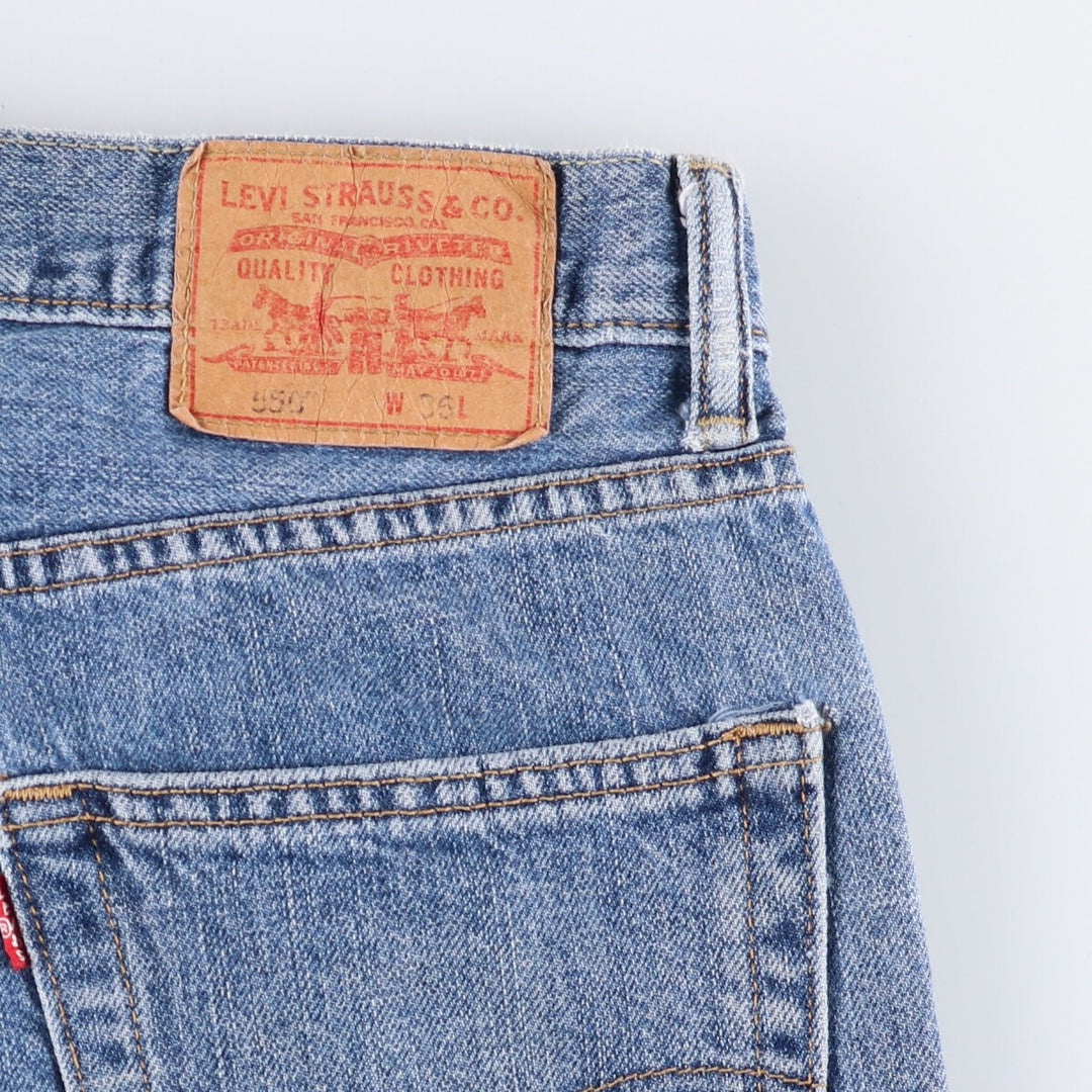 Levi's 550 Relaxed Fit Denim Shorts, Men's Size W36 cotton blue type Vintage Second Hand