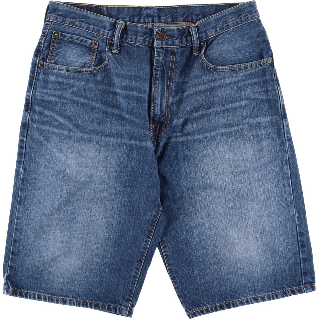 Levi's 569 denim shorts, half pants, men's size w34 cotton blue type Vintage Second Hand