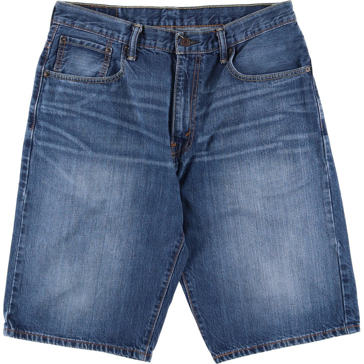 Levi's 569 denim shorts, half pants, men's size w34 cotton blue type Vintage Second Hand