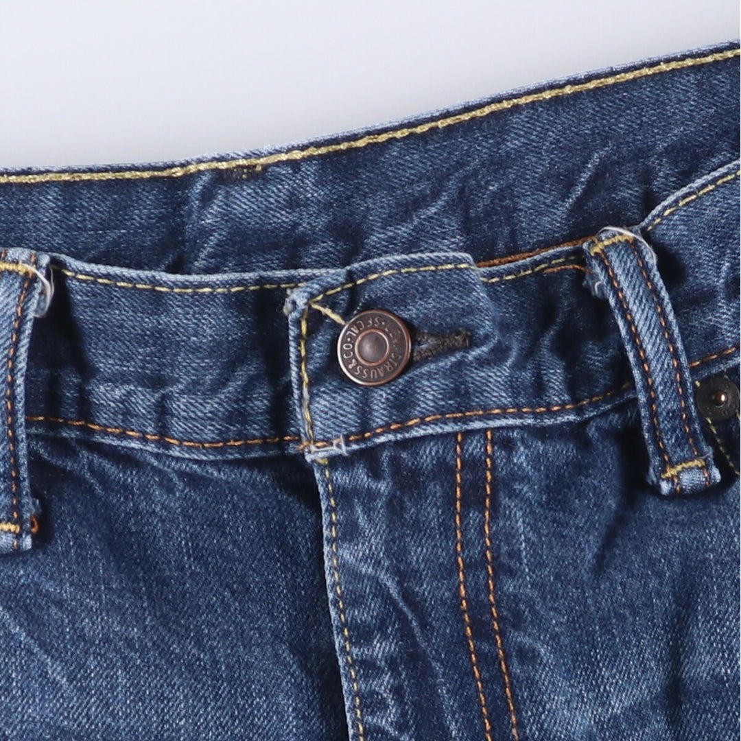 Levi's 569 denim shorts, half pants, men's size w34 cotton blue type Vintage Second Hand