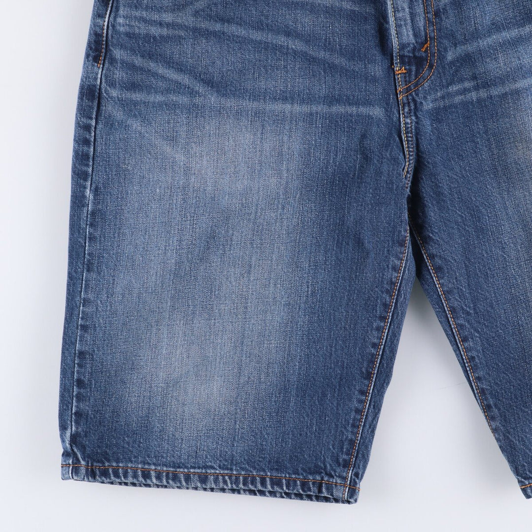 Levi's 569 denim shorts, half pants, men's size w34 cotton blue type Vintage Second Hand