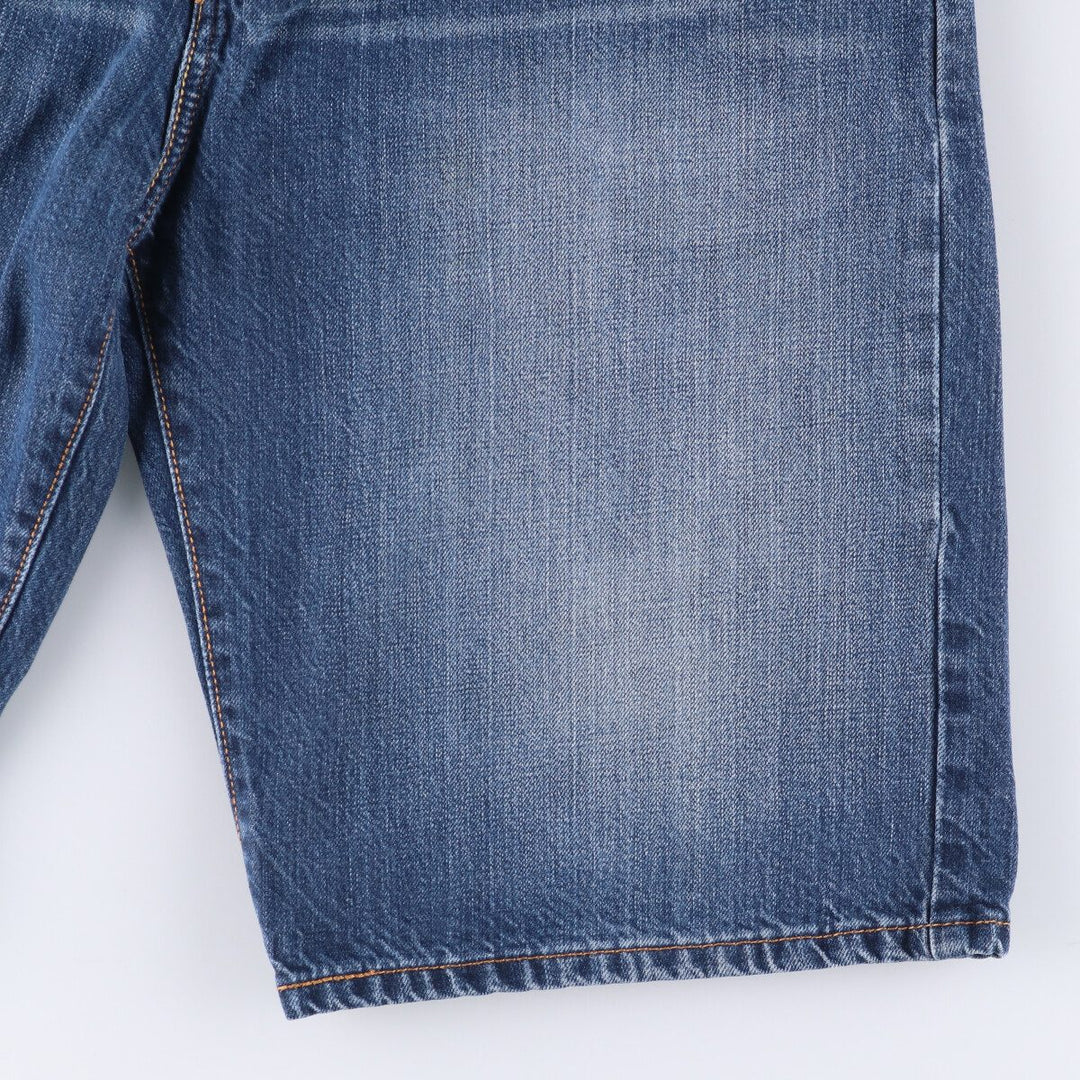 Levi's 569 denim shorts, half pants, men's size w34 cotton blue type Vintage Second Hand