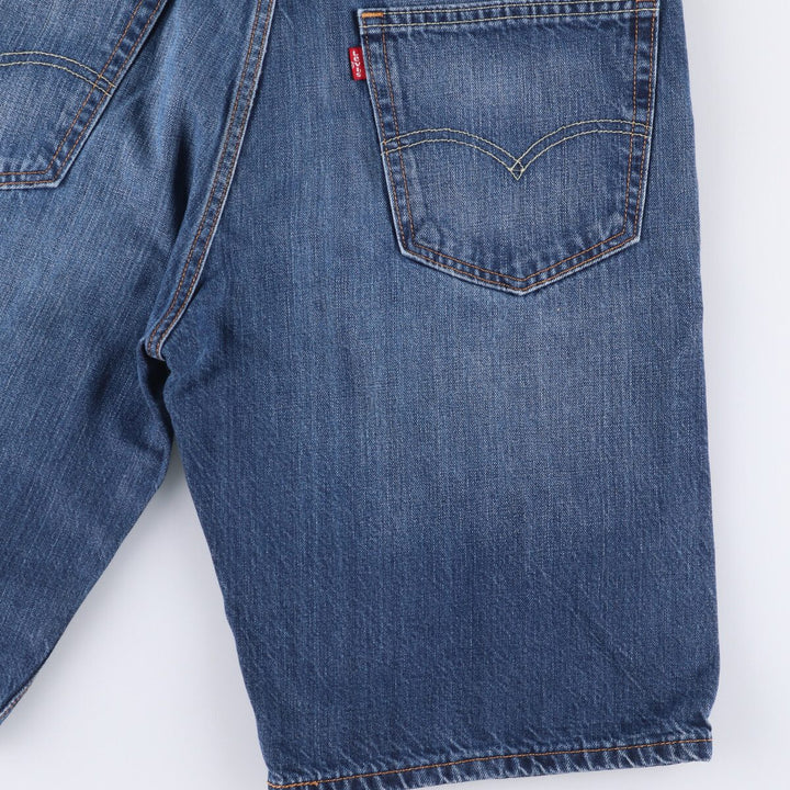Levi's 569 denim shorts, half pants, men's size w34 cotton blue type Vintage Second Hand