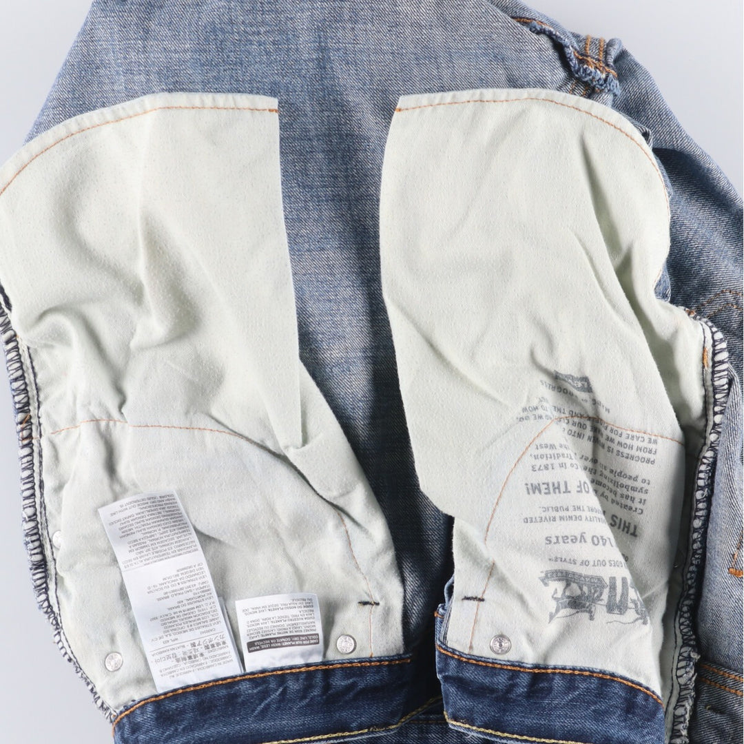 Levi's 569 denim shorts, half pants, men's size w34 cotton blue type Vintage Second Hand