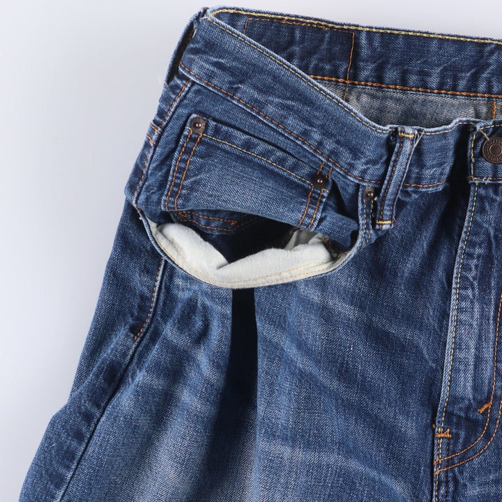Levi's 569 denim shorts, half pants, men's size w34 cotton blue type Vintage Second Hand