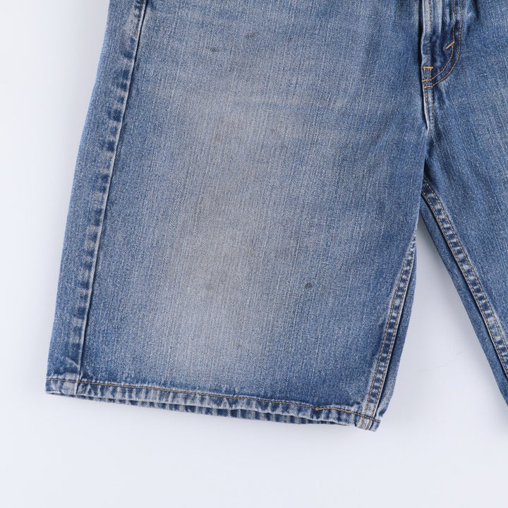 Levi's 569 LOOSE STRAIGHT denim shorts, half pants, men's size w36 cotton blue type Vintage Second Hand