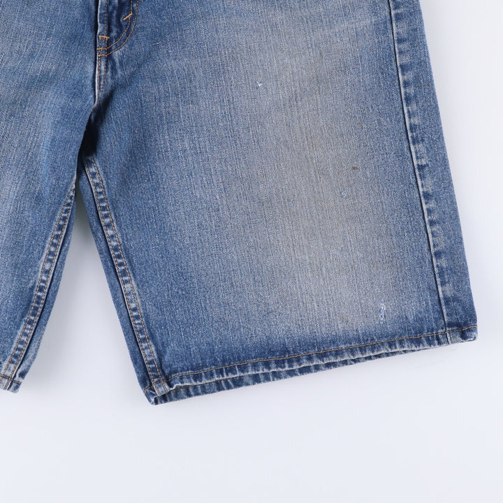 Levi's 569 LOOSE STRAIGHT denim shorts, half pants, men's size w36 cotton blue type Vintage Second Hand