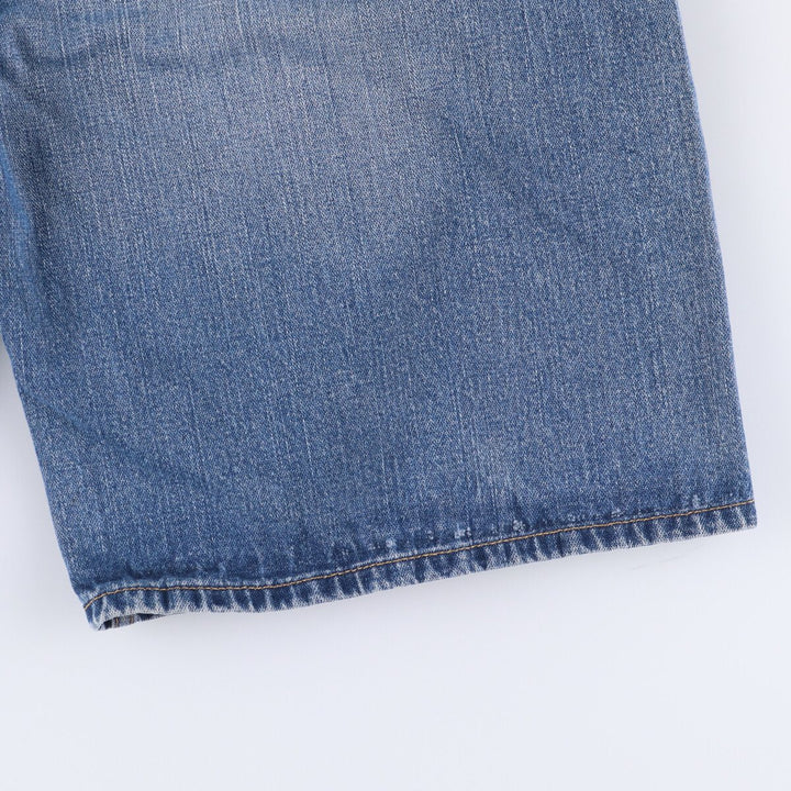Levi's 569 LOOSE STRAIGHT denim shorts, half pants, men's size w36 cotton blue type Vintage Second Hand