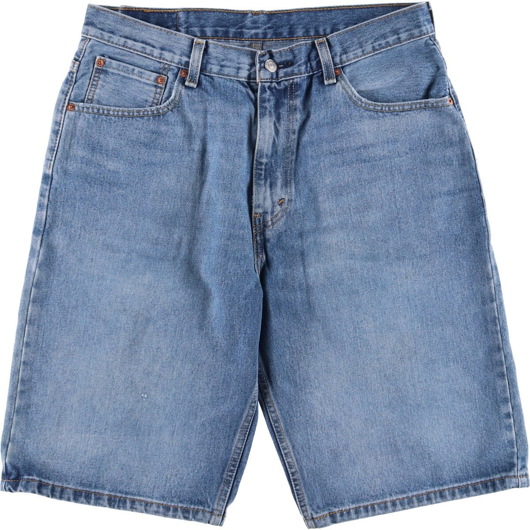 Levi's 569 denim shorts, half pants, men's size w35 cotton blue type Vintage Second Hand