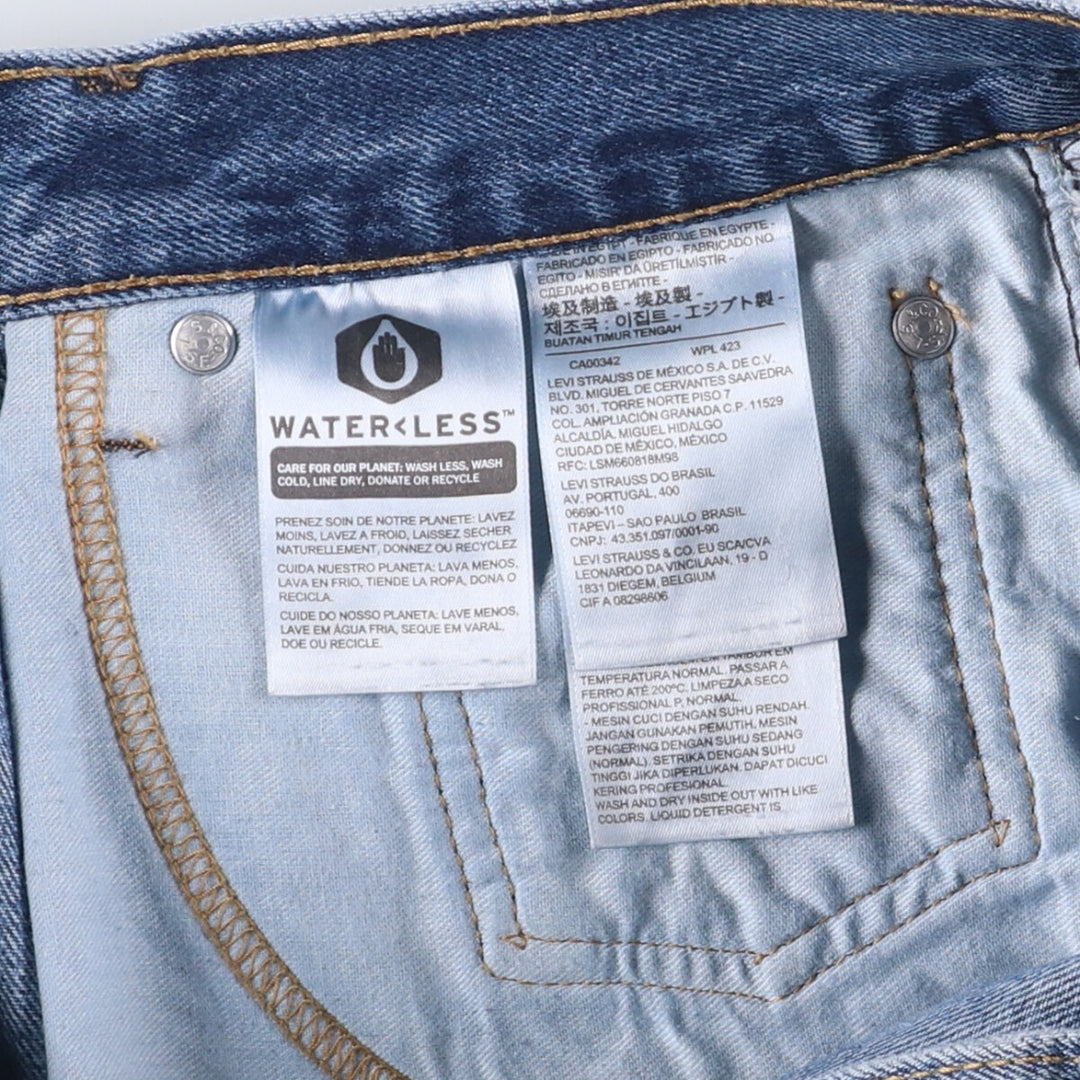 Levi's 569 denim shorts, half pants, men's size w35 cotton blue type Vintage Second Hand
