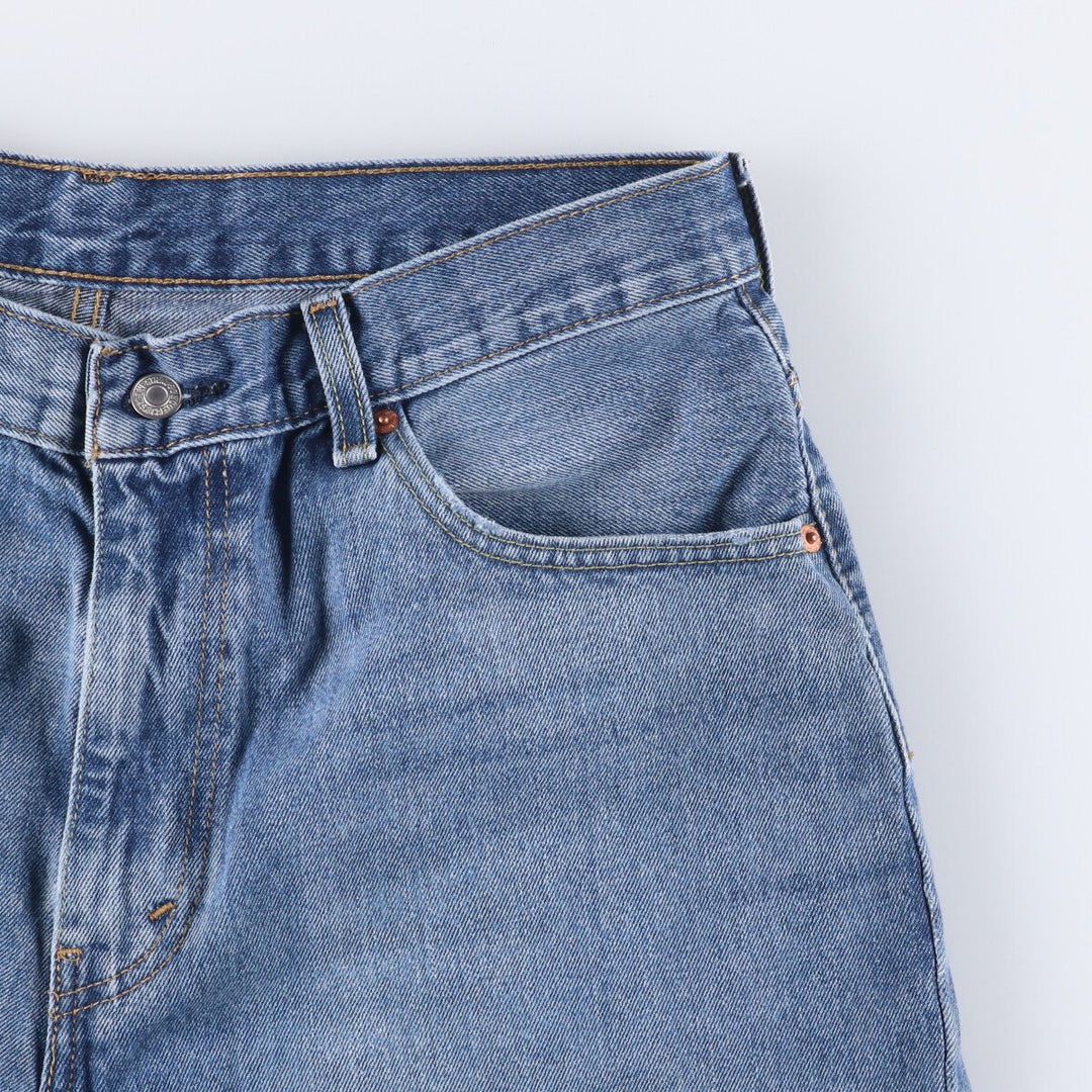 Levi's 569 denim shorts, half pants, men's size w35 cotton blue type Vintage Second Hand