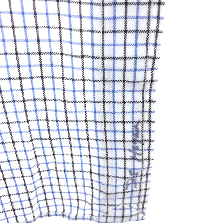 Ralph Lauren Classic Fit Long Sleeve Button Down Check Shirt, Men's Size L cotton white type Vintage Second Hand