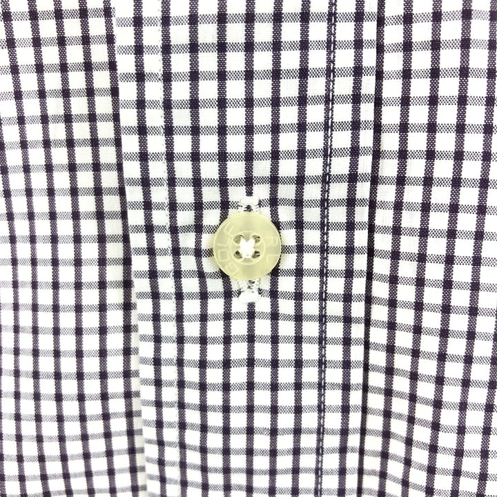 Ralph Lauren RALPH LAUREN GOLF TILDEN Long Sleeve Button Down Check Shirt Men's XL cotton red type reddish brown Vintage Second Hand