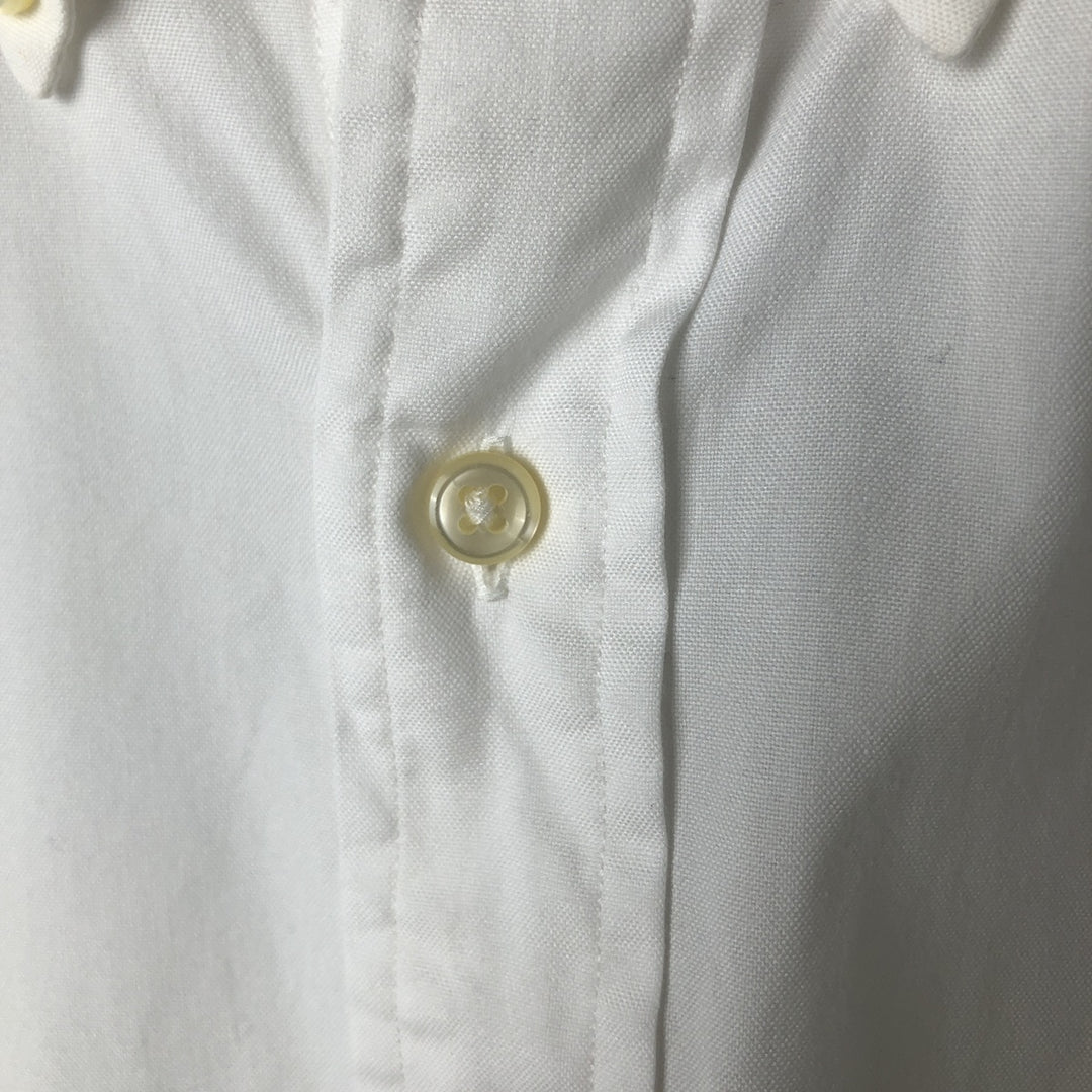 Ralph Lauren CUSTOM FIT long sleeve button down shirt, men's size L cotton white type Vintage Second Hand
