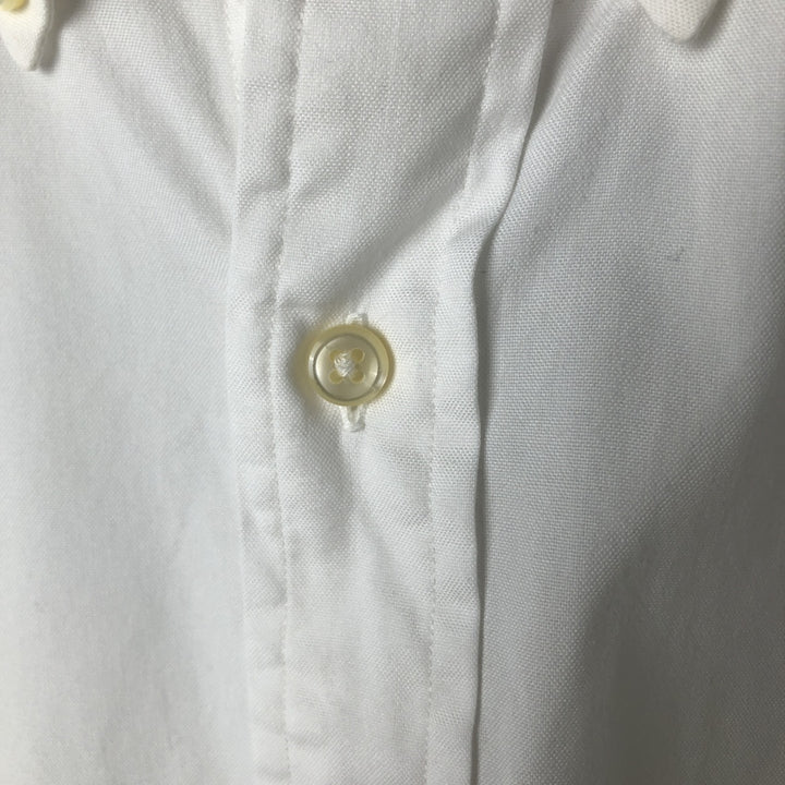 Ralph Lauren CUSTOM FIT long sleeve button down shirt, men's size L cotton white type Vintage Second Hand