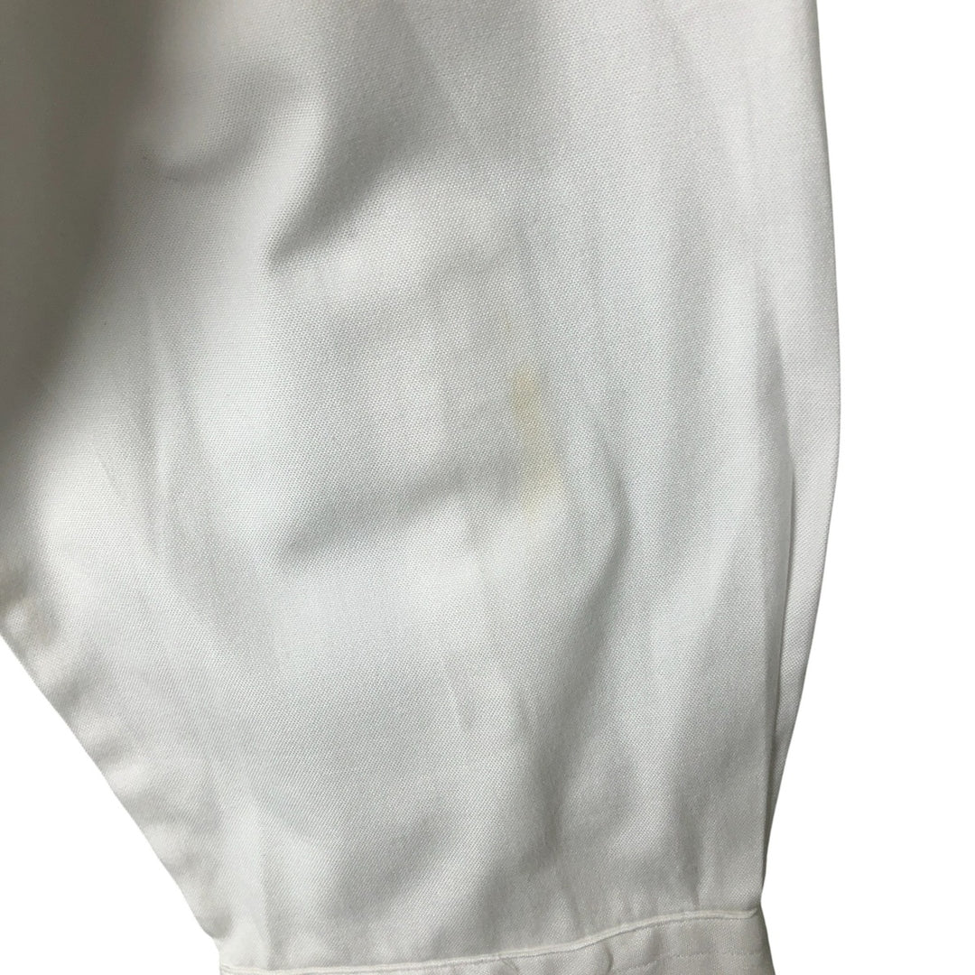 Ralph Lauren CUSTOM FIT long sleeve button down shirt, men's size L cotton white type Vintage Second Hand