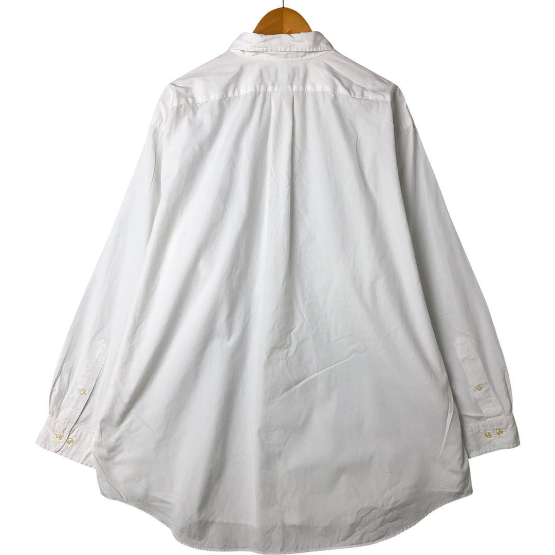 Ralph Lauren YARMOUTH long sleeve button down shirt, men's XL size unclear white type Vintage Second Hand