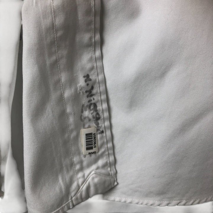 Ralph Lauren YARMOUTH long sleeve button down shirt, men's XL size unclear white type Vintage Second Hand