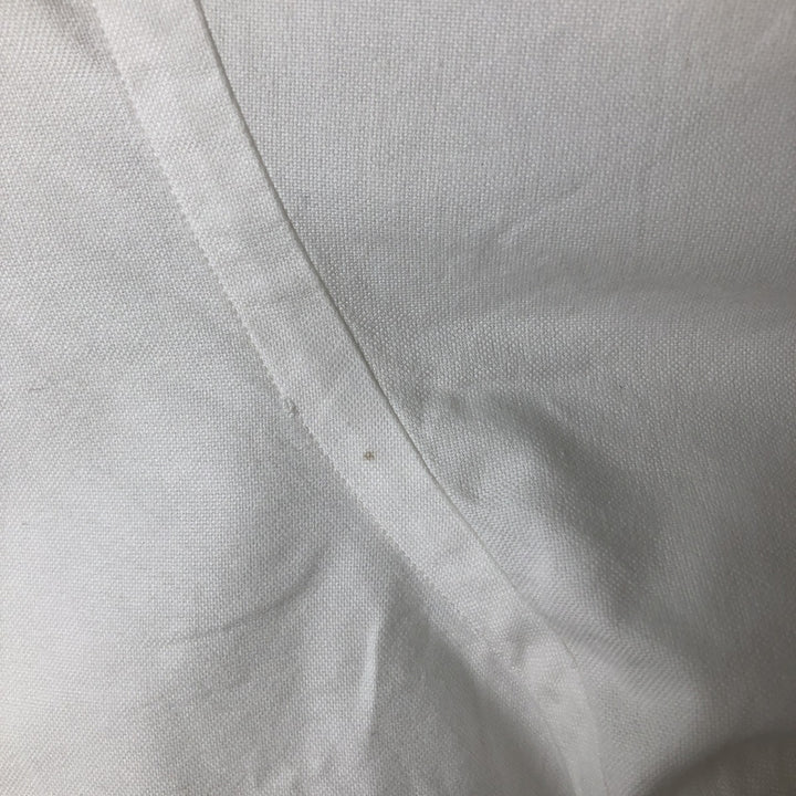 Ralph Lauren YARMOUTH long sleeve button down shirt, men's XL size cotton white type Vintage Second Hand