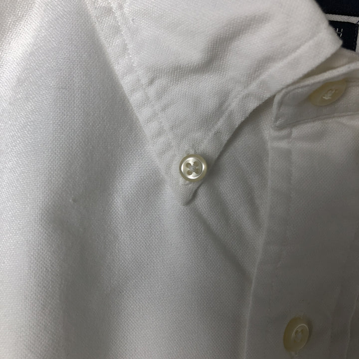 Ralph Lauren YARMOUTH long sleeve button down shirt, men's XL size cotton white type Vintage Second Hand