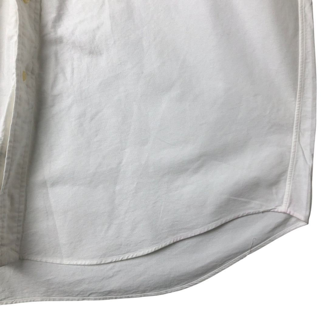 Ralph Lauren YARMOUTH long sleeve button down shirt, men's XL size cotton white type Vintage Second Hand