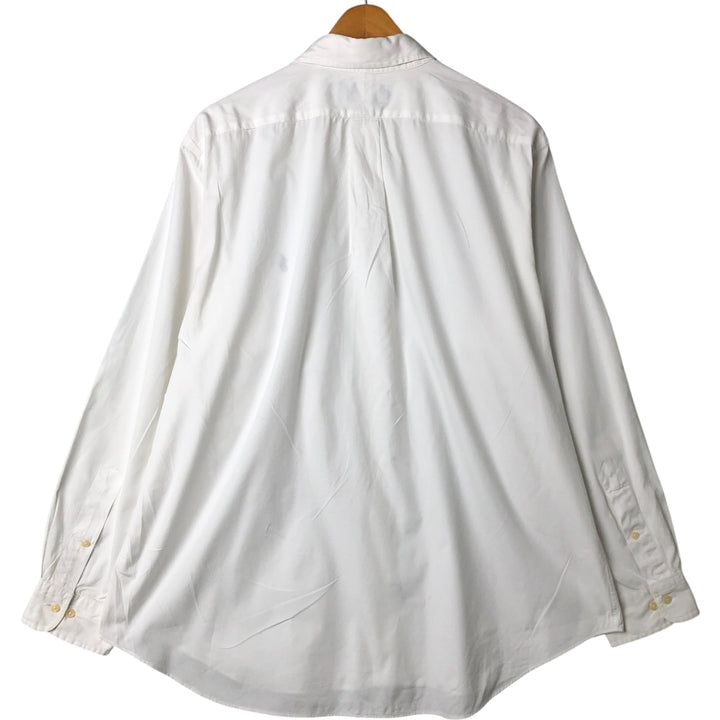 Ralph Lauren Classic Fit Long Sleeve Button Down Shirt Men's XL cotton white type Vintage Second Hand