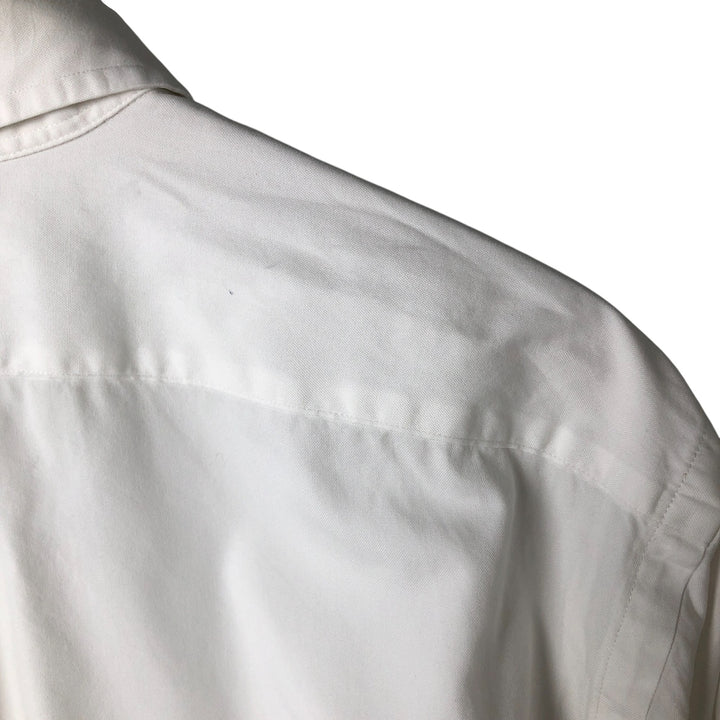 Ralph Lauren Classic Fit Long Sleeve Button Down Shirt Men's XL cotton white type Vintage Second Hand