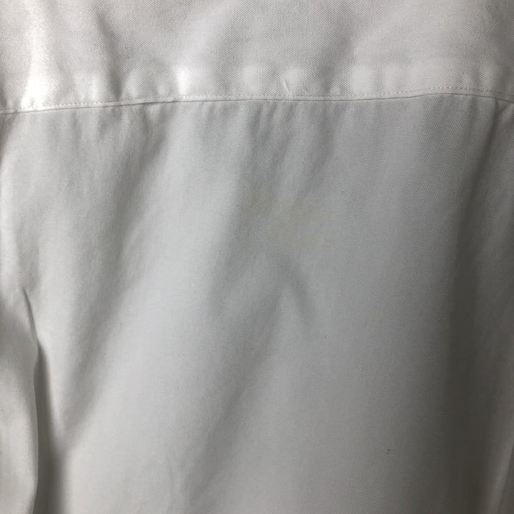 Ralph Lauren Classic Fit Long Sleeve Button Down Shirt Men's XL cotton white type Vintage Second Hand