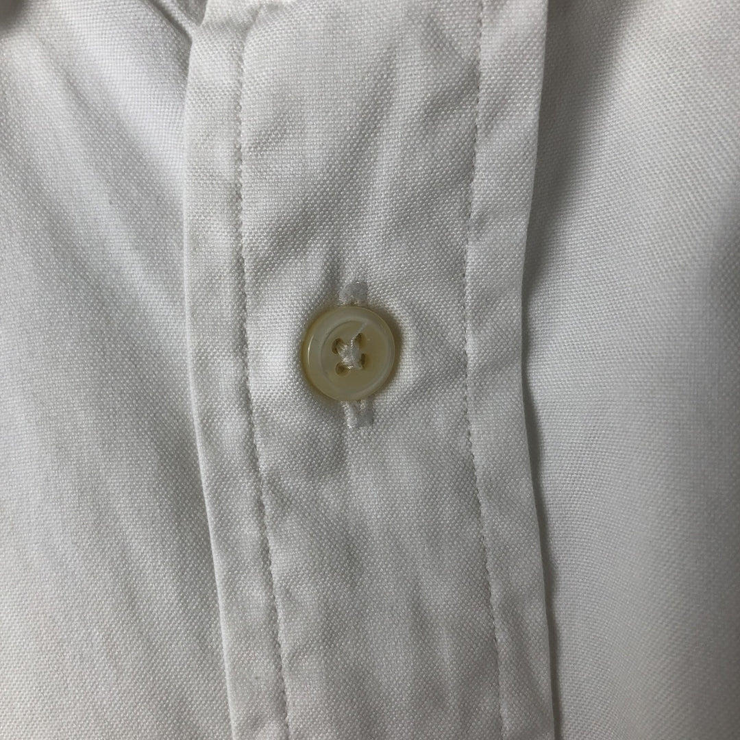 Ralph Lauren Classic Fit Long Sleeve Button Down Shirt, Men's Size L cotton white type Vintage Second Hand