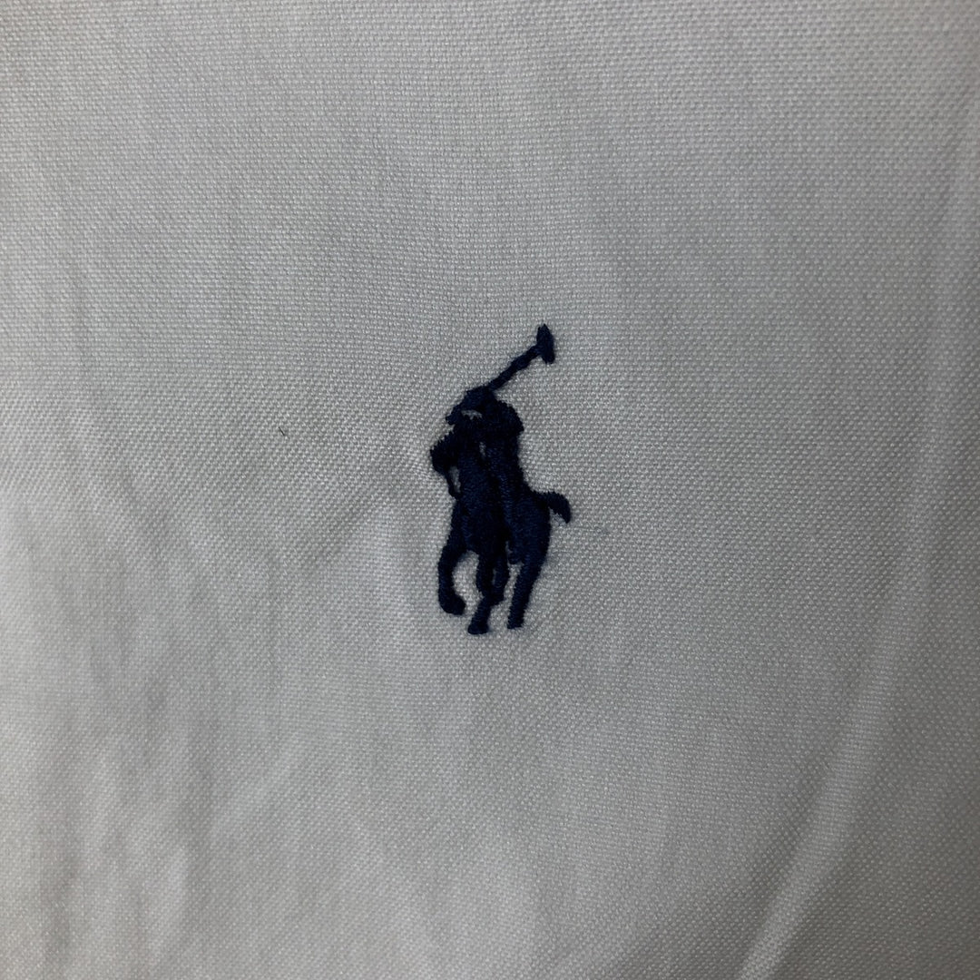 Ralph Lauren Classic Fit Long Sleeve Button Down Shirt, Men's Size L cotton white type Vintage Second Hand