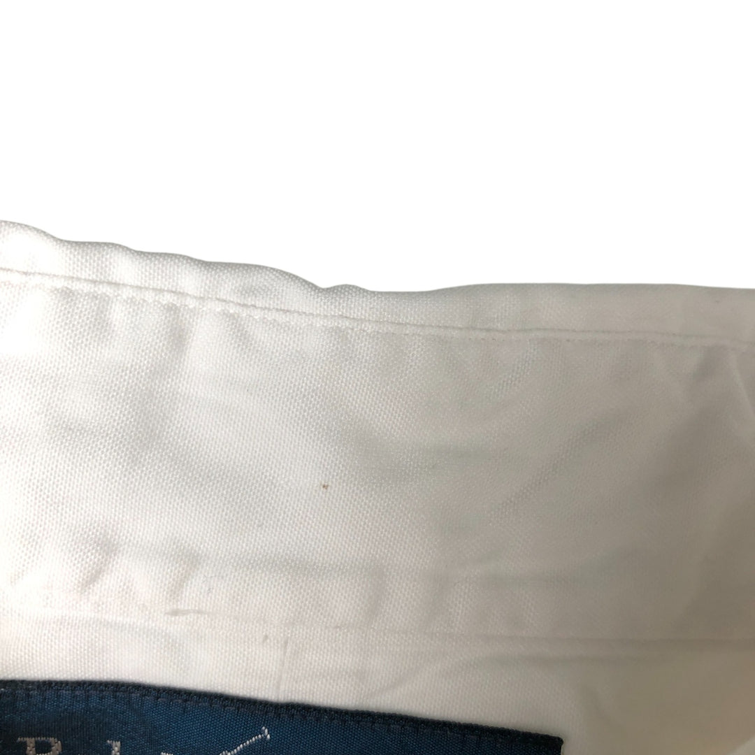 Ralph Lauren Classic Fit Long Sleeve Button Down Shirt, Men's Size L cotton white type Vintage Second Hand