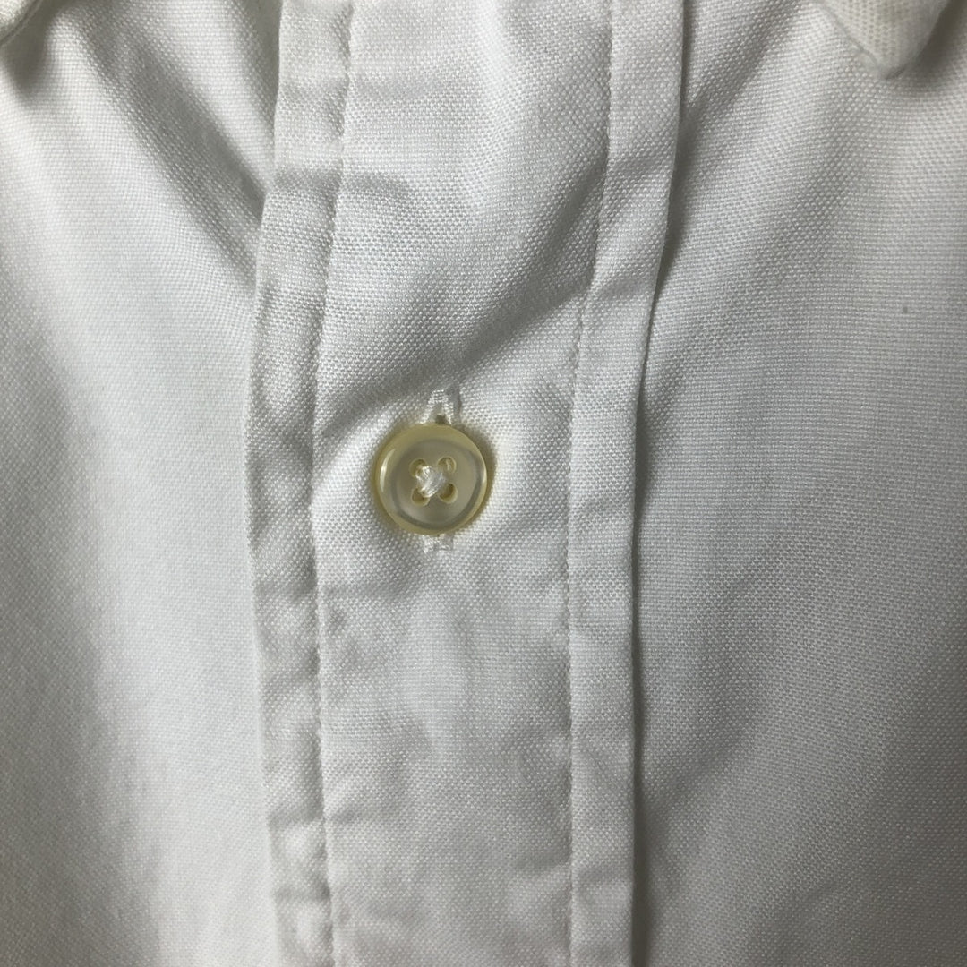 Ralph Lauren Classic Fit Long Sleeve Button Down Shirt, Men's Size L cotton white type Vintage Second Hand