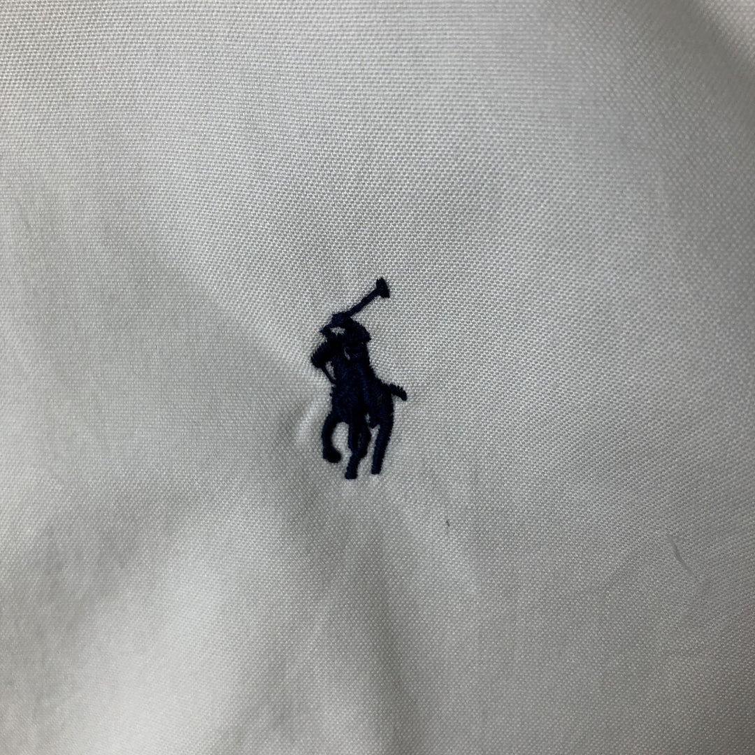 Ralph Lauren Classic Fit Long Sleeve Button Down Shirt, Men's Size L cotton white type Vintage Second Hand