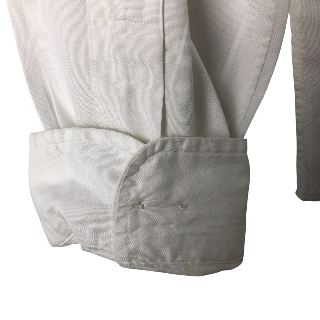 Ralph Lauren Classic Fit Long Sleeve Button Down Shirt, Men's Size L cotton white type Vintage Second Hand