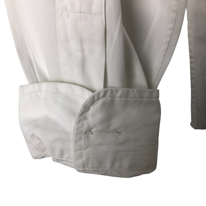 Ralph Lauren Classic Fit Long Sleeve Button Down Shirt, Men's Size L cotton white type Vintage Second Hand