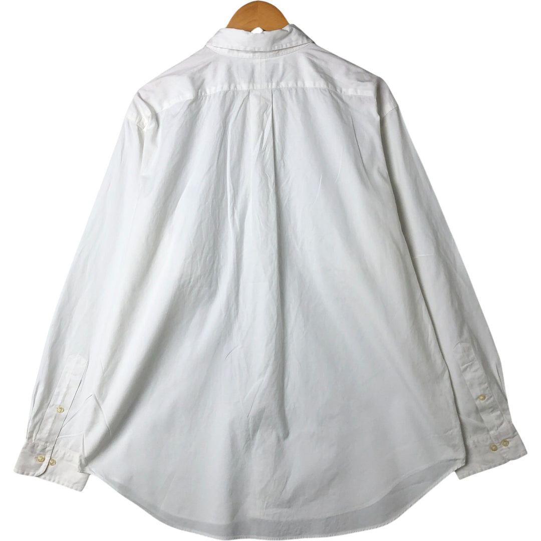 Ralph Lauren Classic Fit Long Sleeve Button Down Shirt Men's XL cotton white type Vintage Second Hand