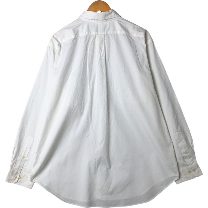 Ralph Lauren Classic Fit Long Sleeve Button Down Shirt Men's XL cotton white type Vintage Second Hand