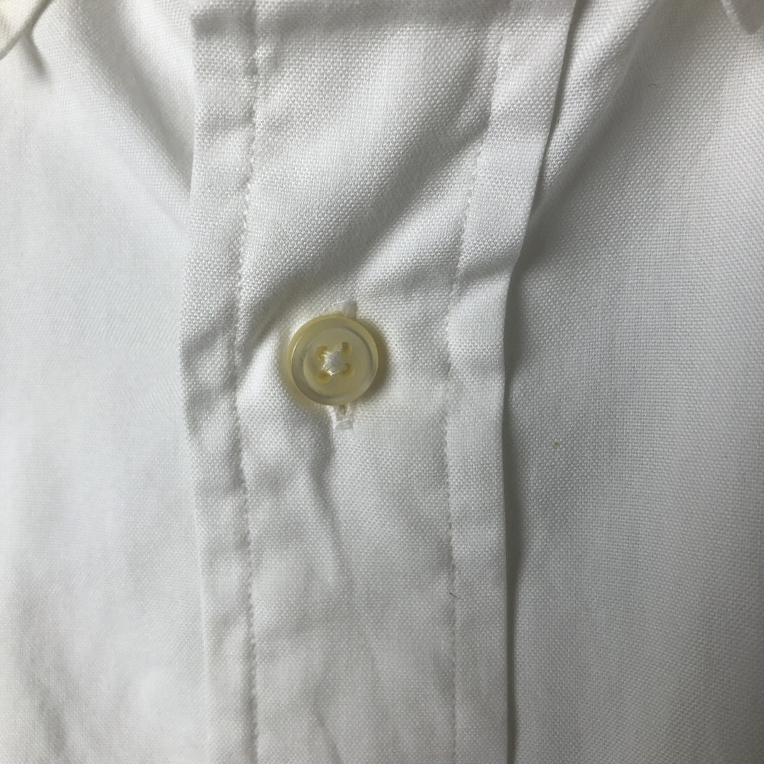 Ralph Lauren Classic Fit Long Sleeve Button Down Shirt Men's XL cotton white type Vintage Second Hand