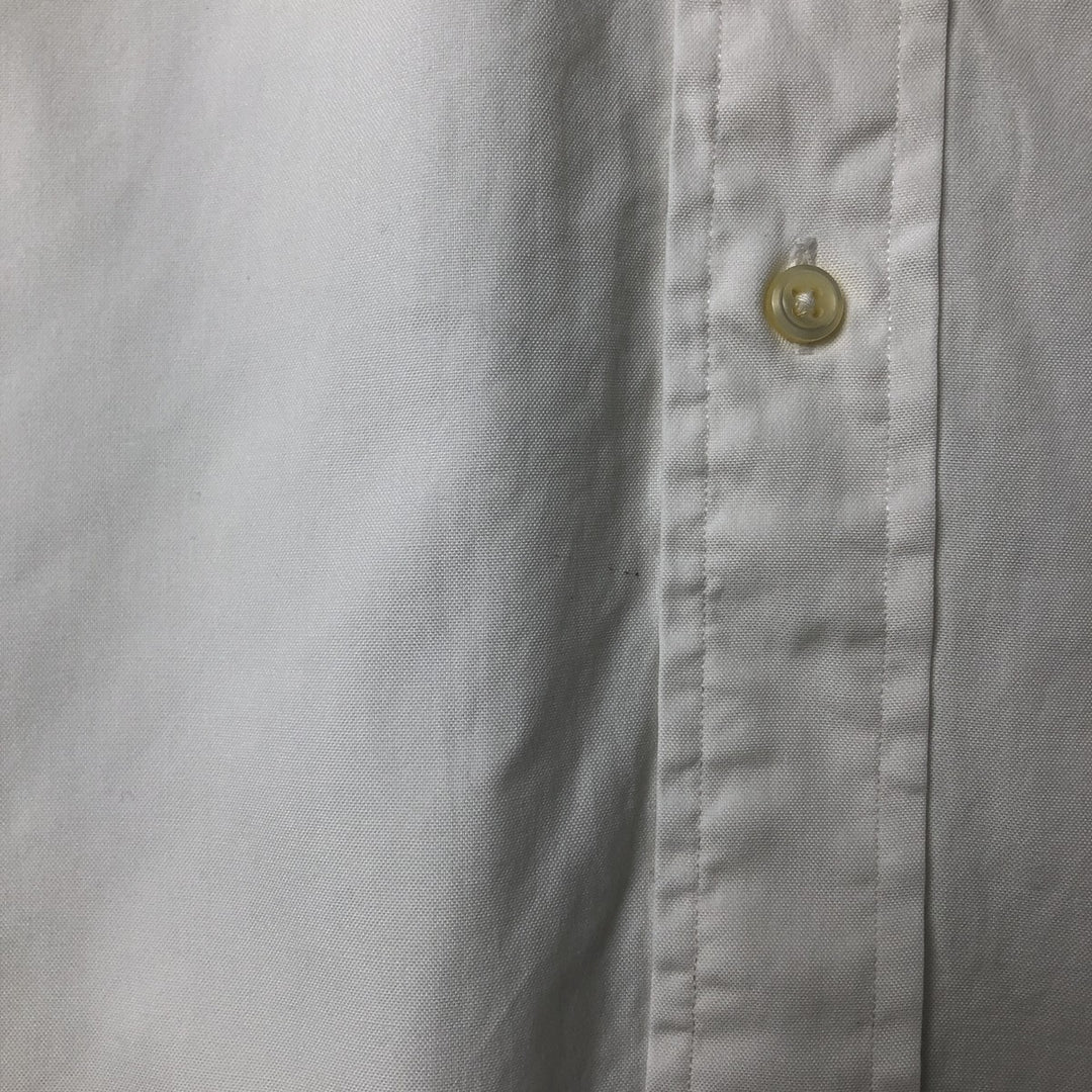 Ralph Lauren Classic Fit Long Sleeve Button Down Shirt Men's XL cotton white type Vintage Second Hand