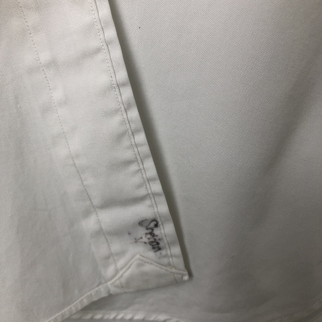Ralph Lauren Classic Fit Long Sleeve Button Down Shirt Men's XL cotton white type Vintage Second Hand