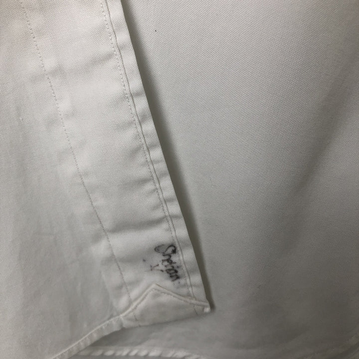 Ralph Lauren Classic Fit Long Sleeve Button Down Shirt Men's XL cotton white type Vintage Second Hand