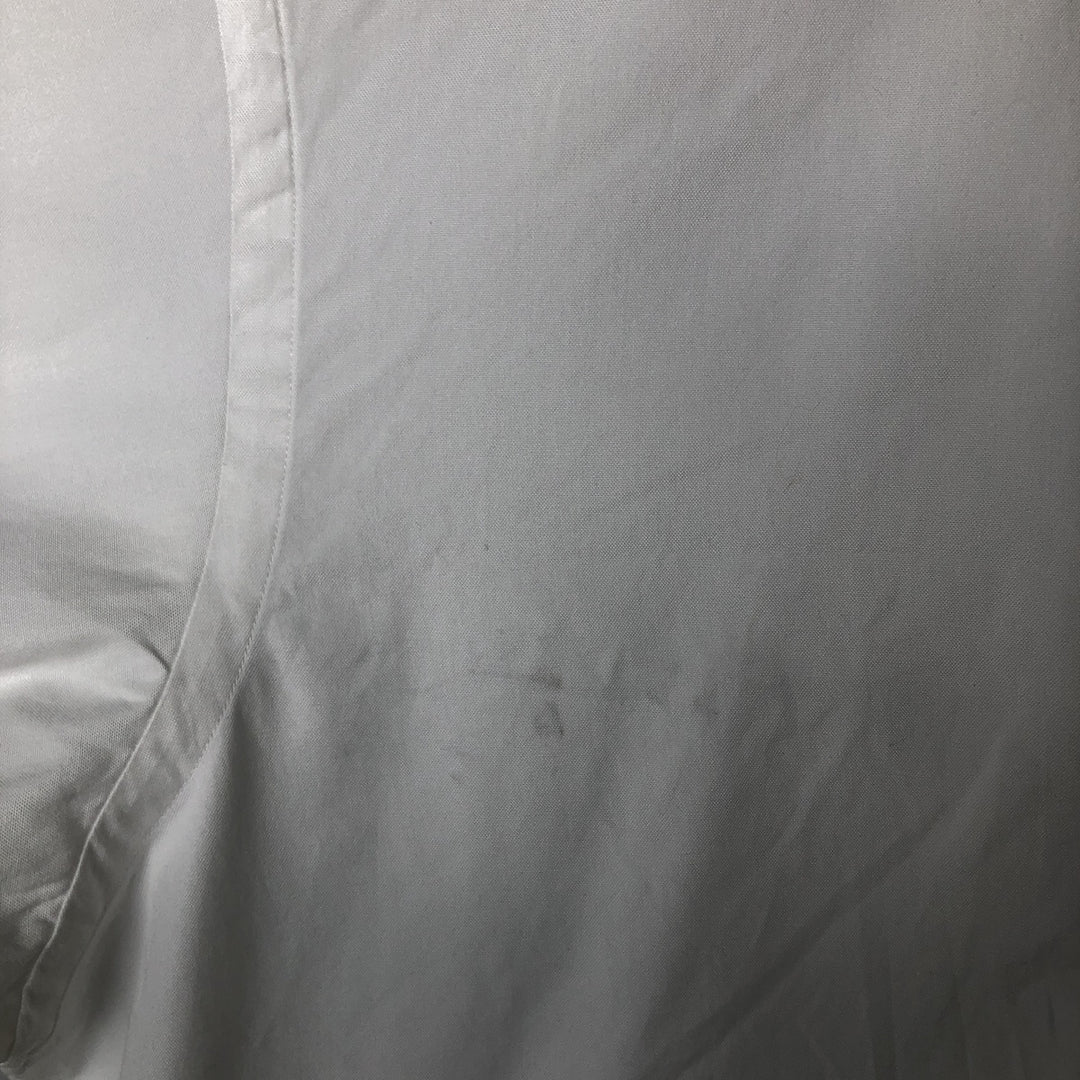 Ralph Lauren YARMOUTH long sleeve button down shirt, men's size M cotton white type Vintage Second Hand