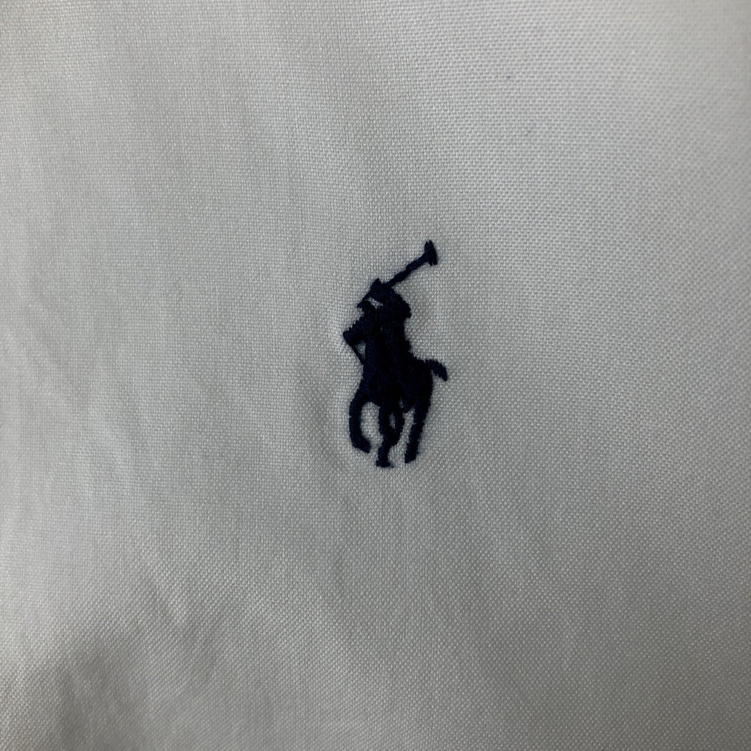 Ralph Lauren Classic Fit Long Sleeve Button Down Shirt, Men's Size L cotton white type Vintage Second Hand