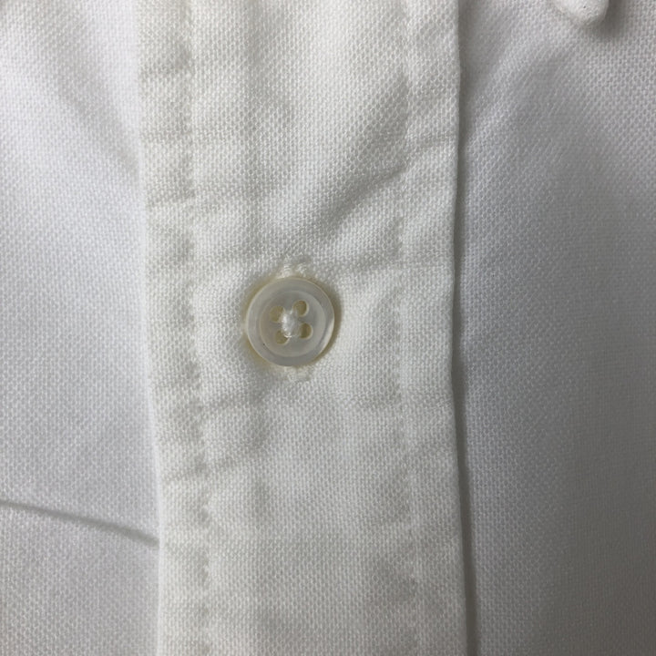 Ralph Lauren long sleeve button down shirt, men's size L cotton white type Vintage Second Hand