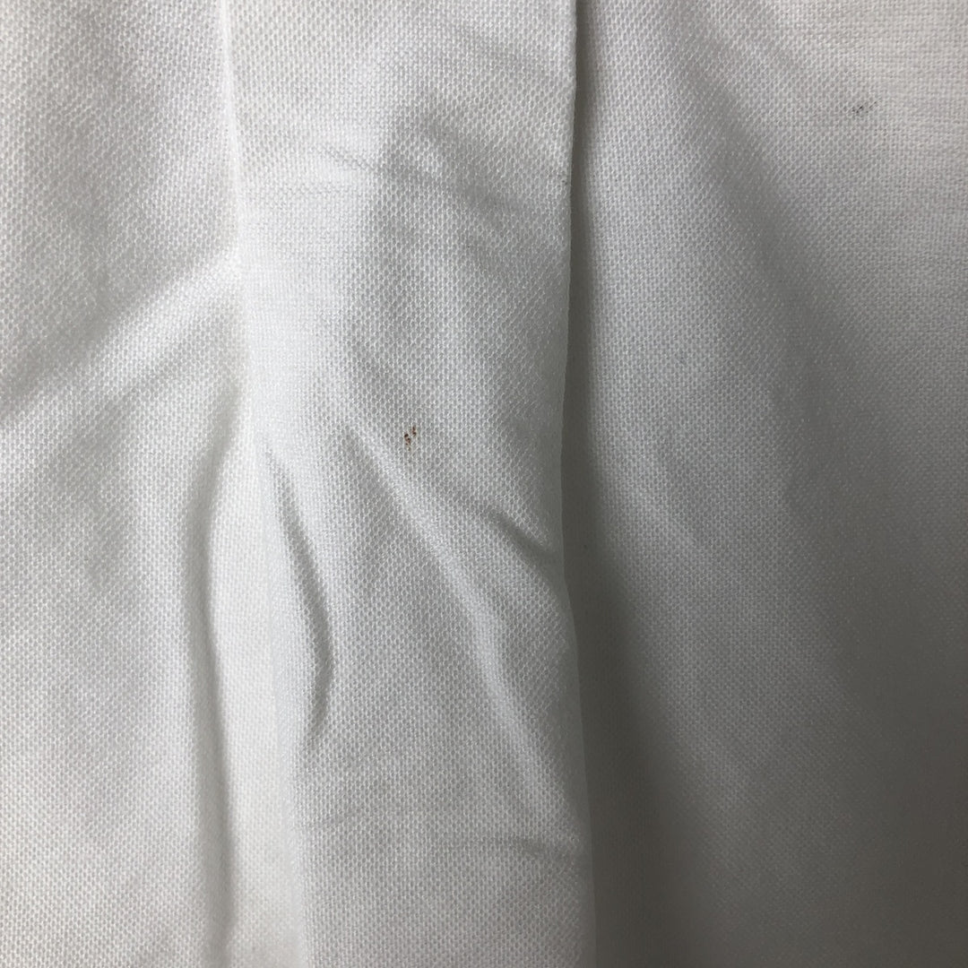 Ralph Lauren long sleeve button down shirt, men's size L cotton white type Vintage Second Hand