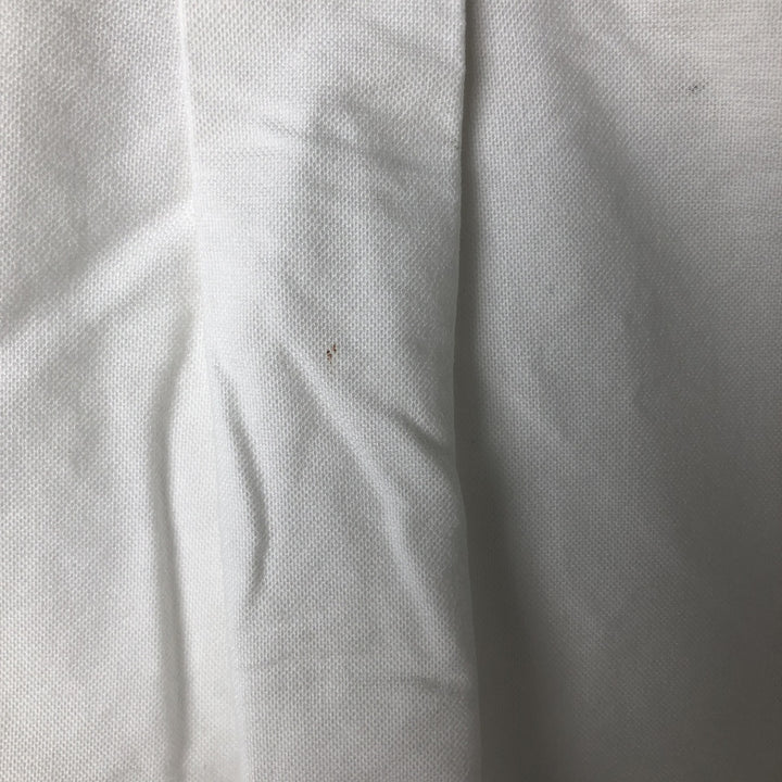 Ralph Lauren long sleeve button down shirt, men's size L cotton white type Vintage Second Hand