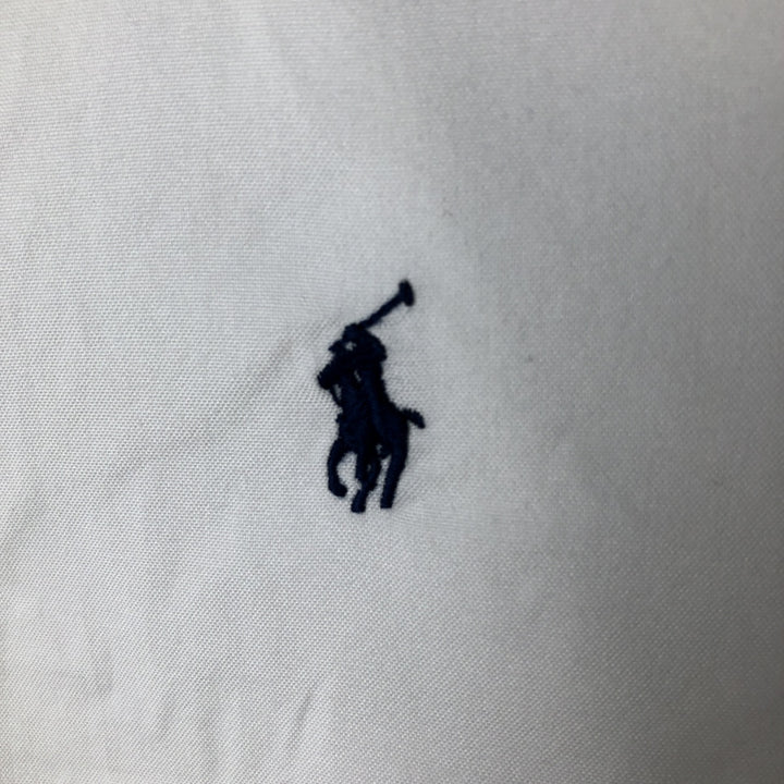 Ralph Lauren Classic Fit Long Sleeve Button Down Shirt Men's M cotton white type Vintage Second Hand