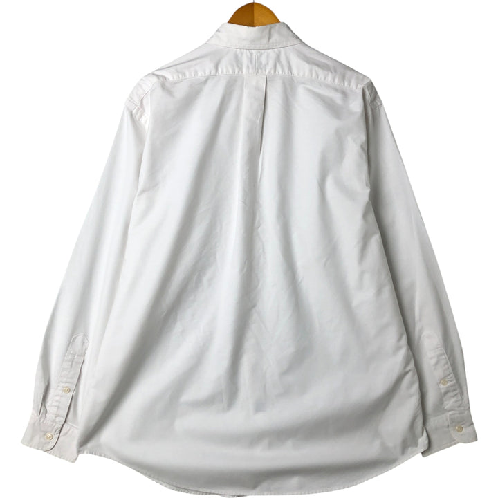 Ralph Lauren YARMOUTH long sleeve button down shirt, men's XL size cotton white type Vintage Second Hand